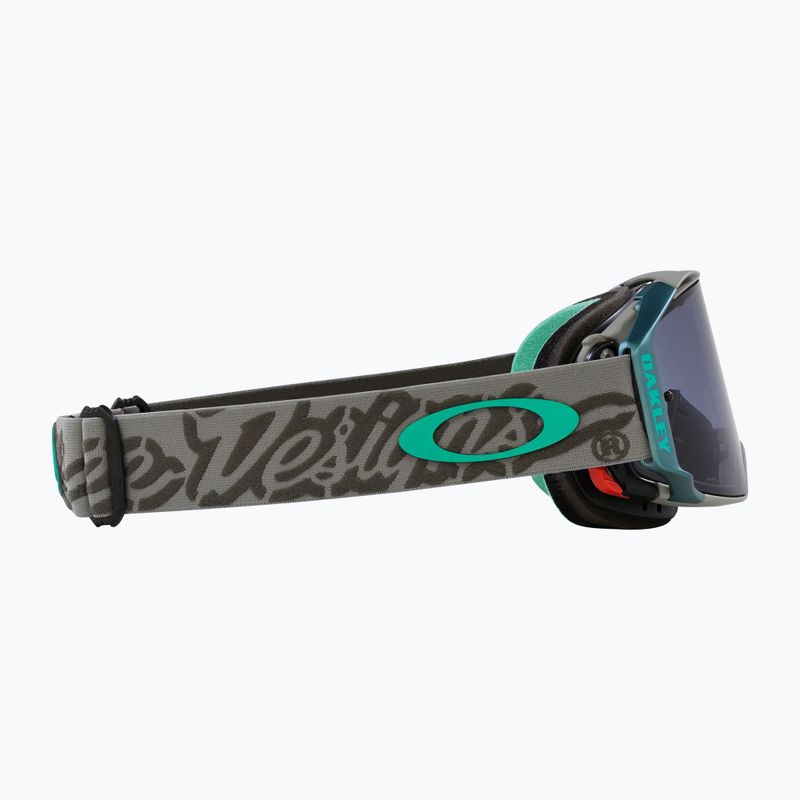 Велосипедні окуляри Oakley Airbrake MTB tld тактичні зелені/світло-сірі 2