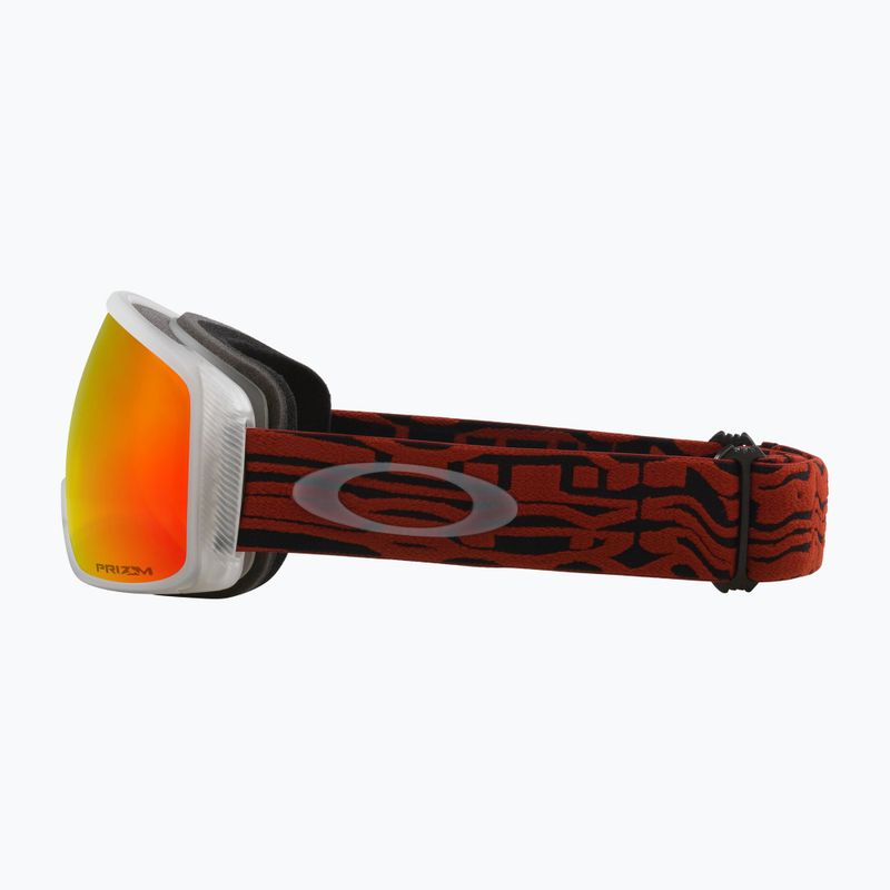 Окуляри гірськолижні Oakley Flight Tracker M iron red wave/prizm snow torch iridium 4