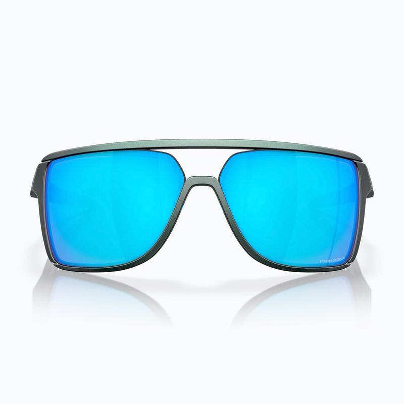Окуляри сонцезахисні Oakley Castel matte silver/blue colorshift/prizm sapphire 2