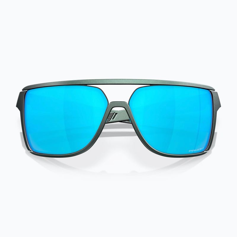 Окуляри сонцезахисні Oakley Castel matte silver/blue colorshift/prizm sapphire 5