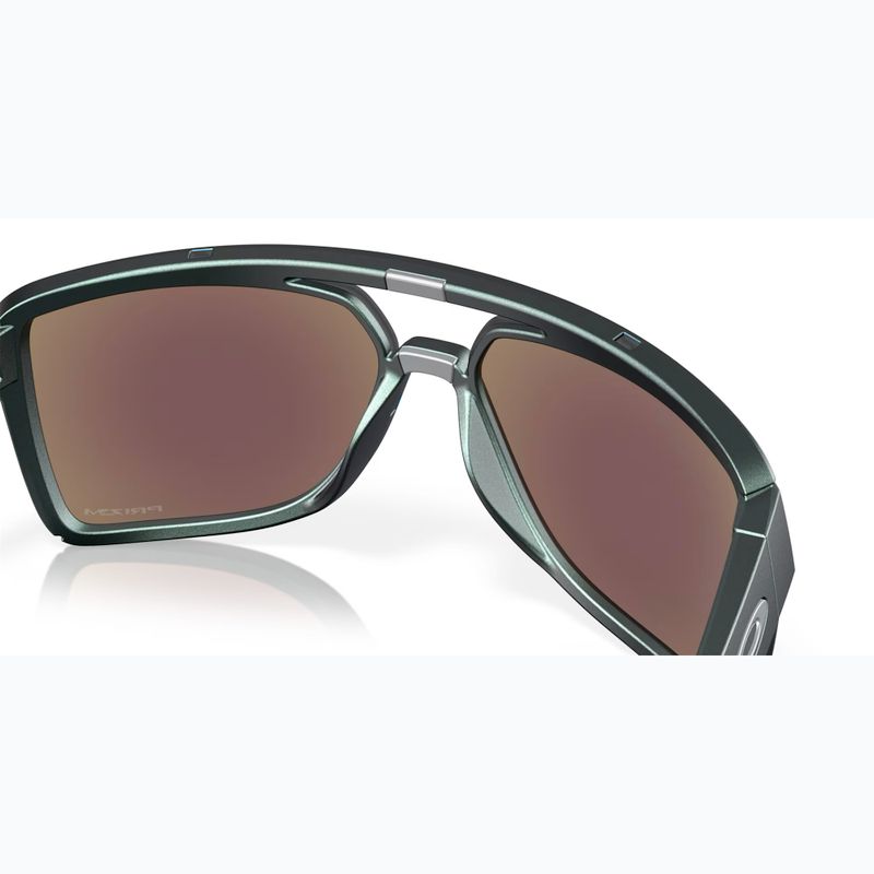 Окуляри сонцезахисні Oakley Castel matte silver/blue colorshift/prizm sapphire 7
