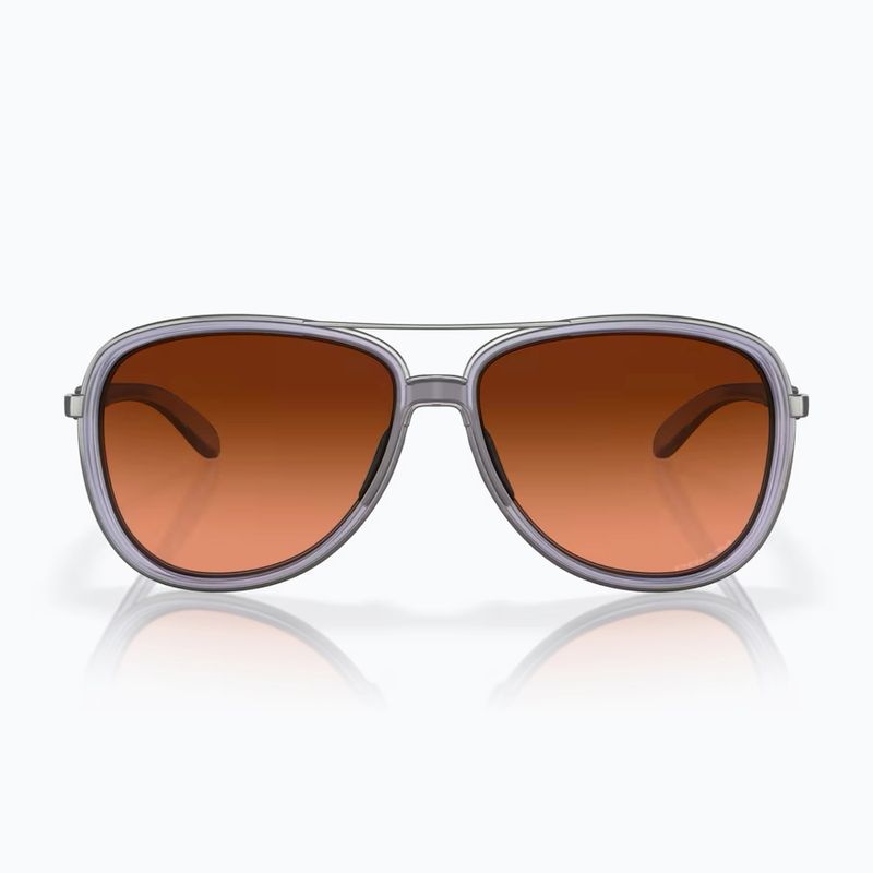 Окуляри сонцезахисні Oakley Split Time matte trans lilac/prizm brown gradient 2