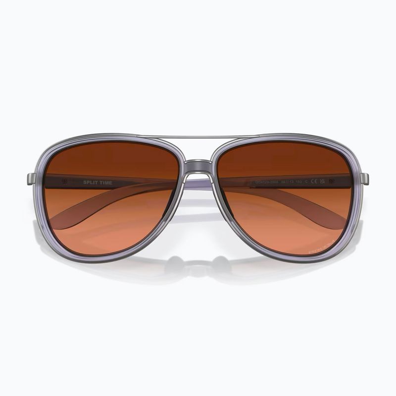 Окуляри сонцезахисні Oakley Split Time matte trans lilac/prizm brown gradient 5