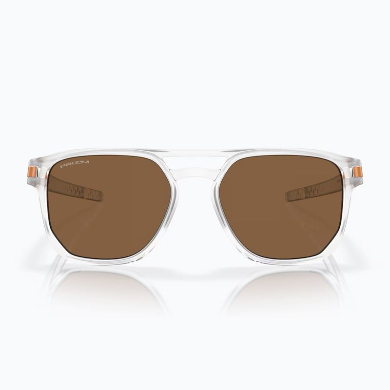 Окуляри сонцезахисні Oakley Latch Beta matte clear/prizm bronze 2