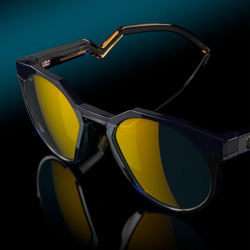 Окуляри сонцезахисні Oakley HSTN Kylian Mbappé Signature Series navy trans blue/prizm 24k polarized 6
