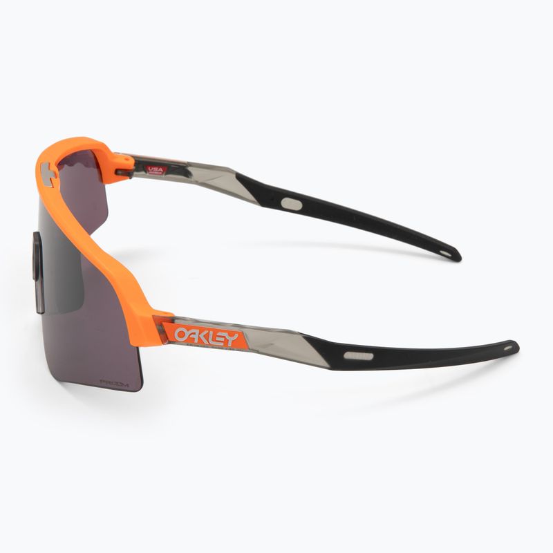 Сонцезахисні окуляри Oakley Sutro Lite Sweep матові неонові помаранчеві/призмові дорожні чорні 4