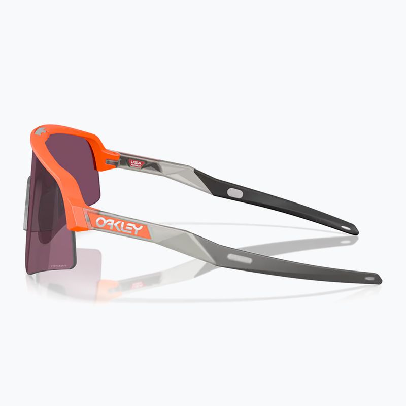 Сонцезахисні окуляри Oakley Sutro Lite Sweep матові неонові помаранчеві/призмові дорожні чорні 4