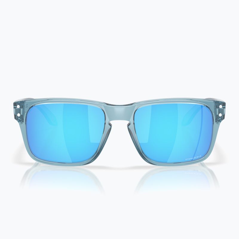 Окуляри сонцезахисні дитячі Oakley Holbrook XXS transparent stonewash/prizm sapphire 2