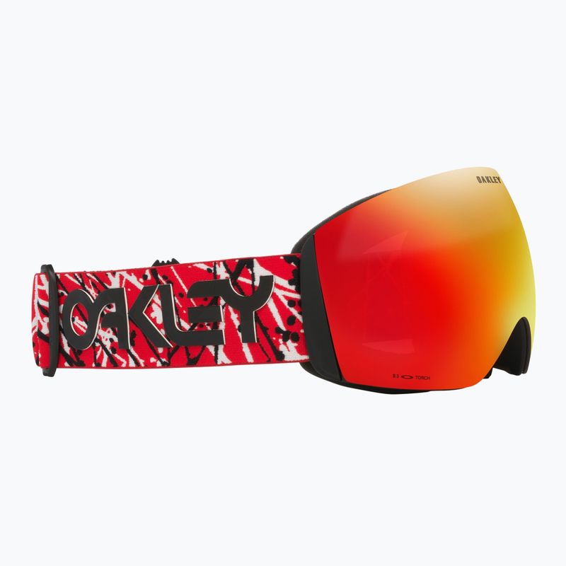 Окуляри гірськолижні Oakley Flight Deck L red eddie/prizm snow torch iridium 5