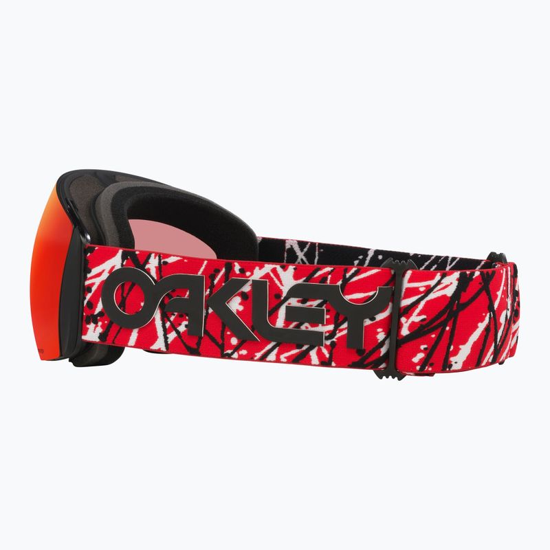 Окуляри гірськолижні Oakley Flight Deck L red eddie/prizm snow torch iridium 7