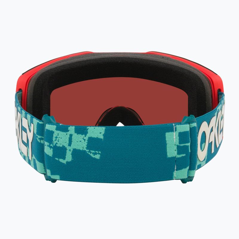 Окуляри гірськолижні Oakley Fall Line M pacific chex/prizm snow rose gold iridium 8