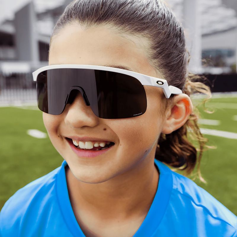 Дитячі сонцезахисні окуляри Oakley Resistor PC pearl white / prizm black 7