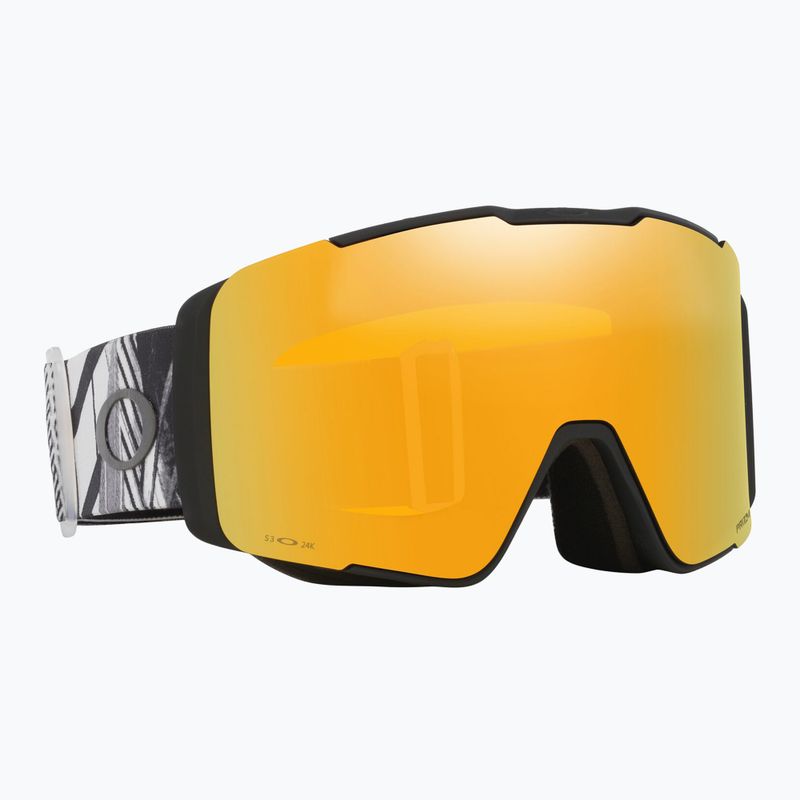 Лижні окуляри Oakley Line Miner Pro L Black Forge/Prizm 24K/Prizm Sage Gold