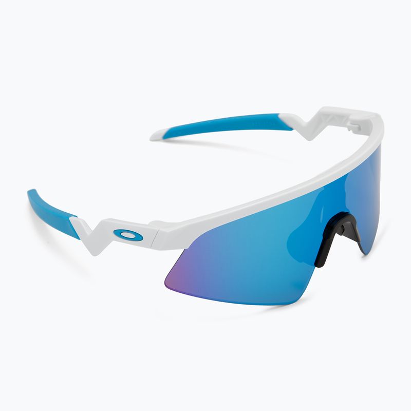 Дитячі сонцезахисні окуляри Oakley Resistor Sweep з полірованого білого/призмового сапфіру