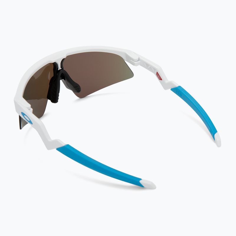 Дитячі сонцезахисні окуляри Oakley Resistor Sweep з полірованого білого/призмового сапфіру 2