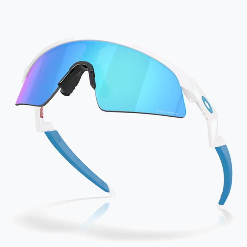 Дитячі сонцезахисні окуляри Oakley Resistor Sweep з полірованого білого/призмового сапфіру 4