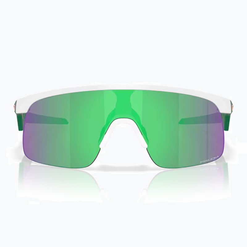 Дитячі сонцезахисні окуляри Oakley Resistor матовий білий/призмовий нефрит 2