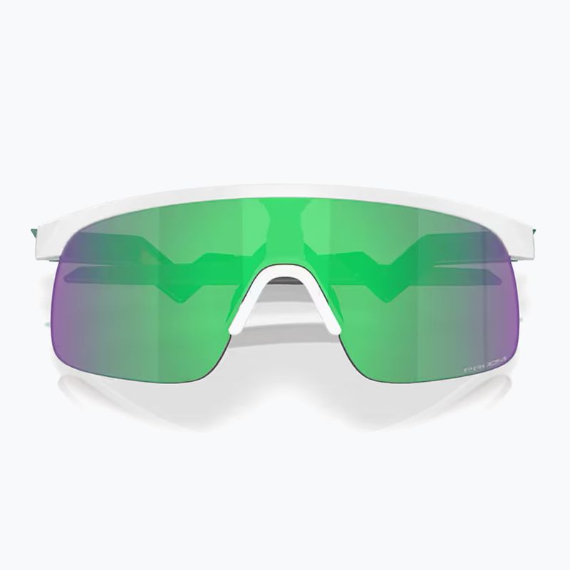 Дитячі сонцезахисні окуляри Oakley Resistor матовий білий/призмовий нефрит 3