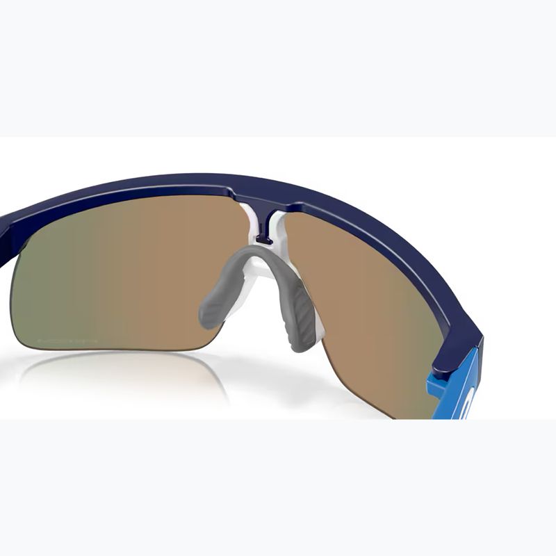 Дитячі сонцезахисні окуляри Oakley Resistor матовий темно-синій/призмовий рубін 7