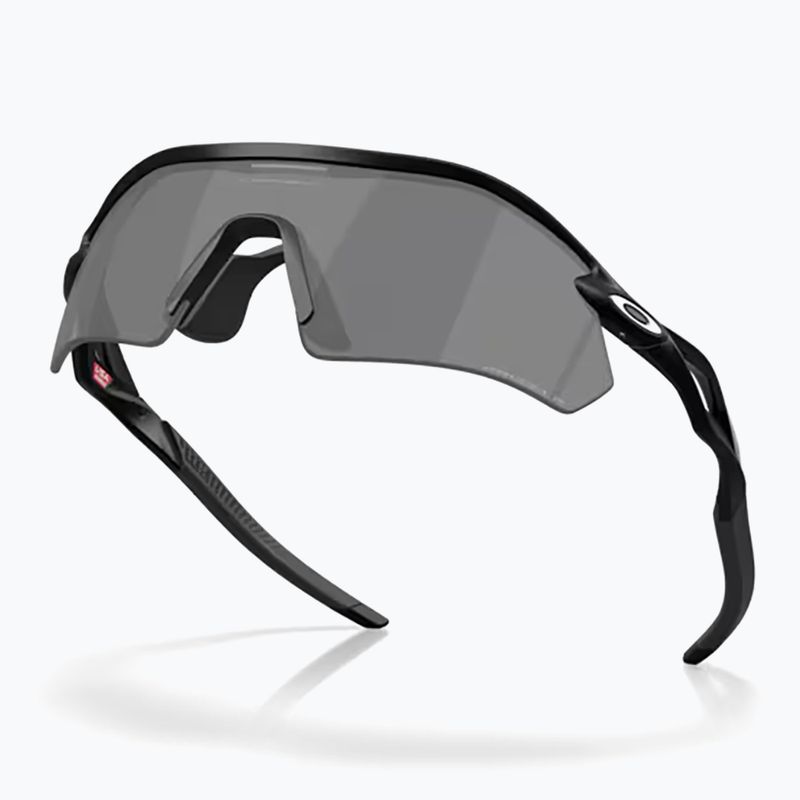 Поляризовані сонцезахисні окуляри Oakley Radar Plate матові чорні/призма чорні 4