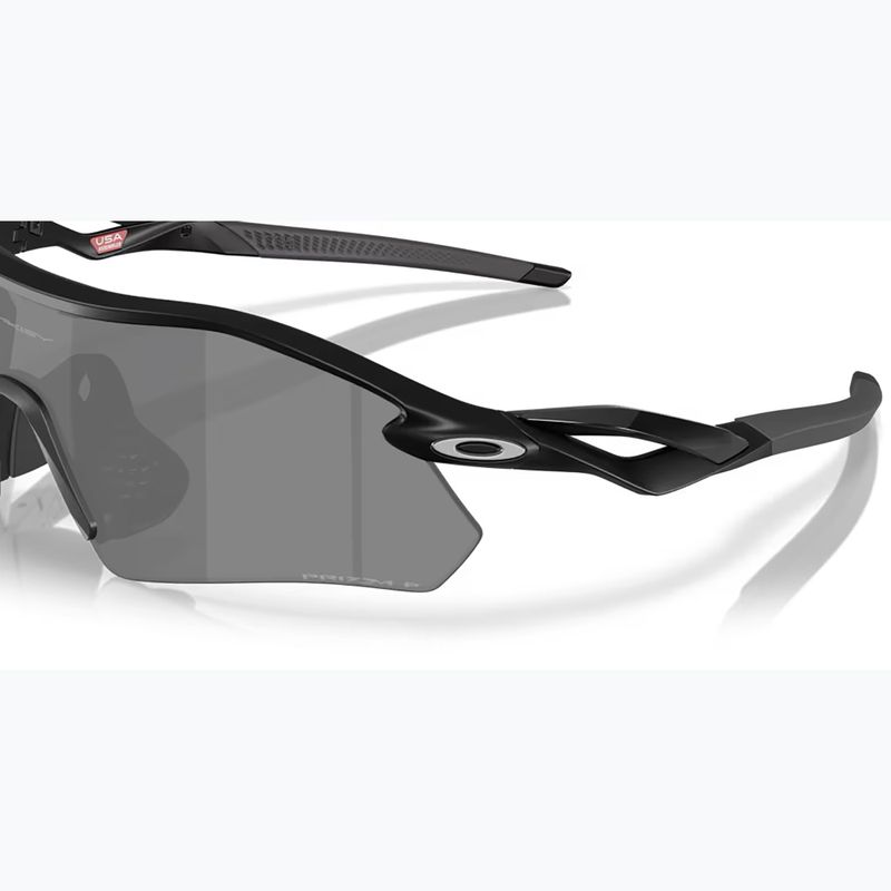 Поляризовані сонцезахисні окуляри Oakley Radar Plate матові чорні/призма чорні 6