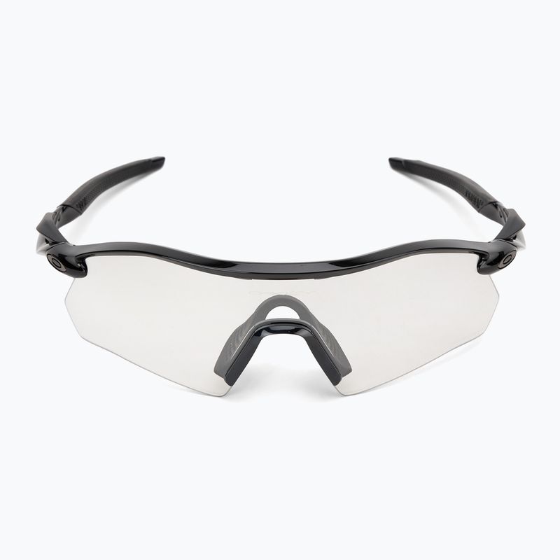 Сонцезахисні окуляри Oakley Radar Plate поліровані чорні/прозорі до чорних іридних фотохромних окулярів 3