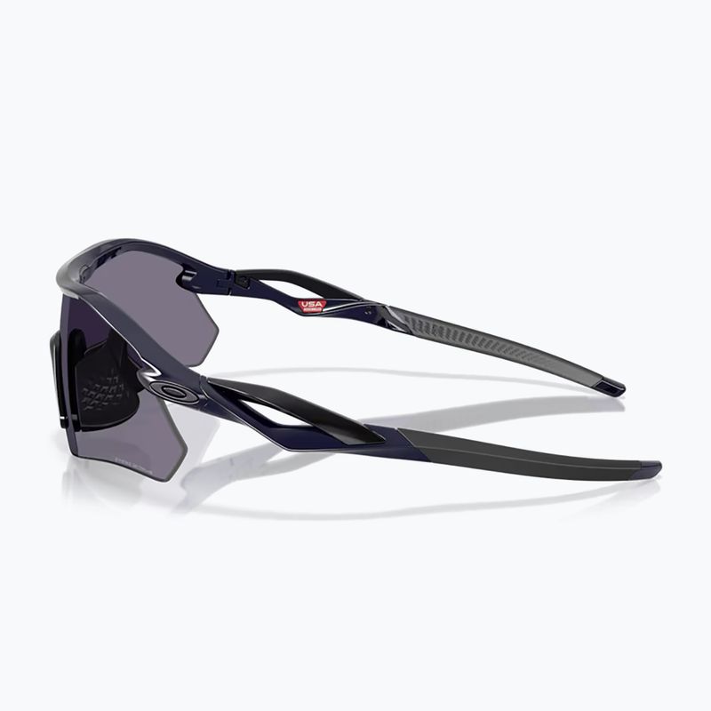 Сонцезахисні окуляри Oakley Radar Plate поліровані темно-сині/призмові сірі 4
