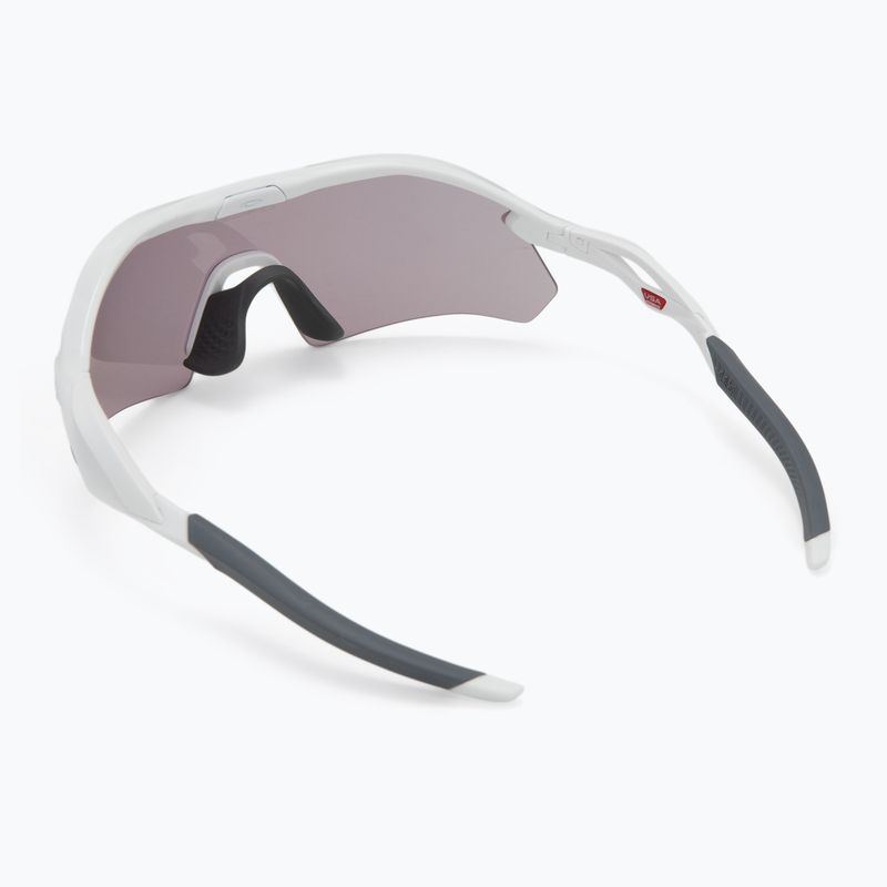 Сонцезахисні окуляри Oakley Radar Plate поліровані білі / сланцеві 3