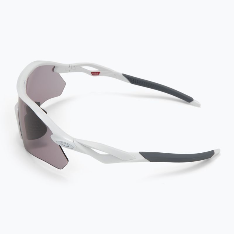 Сонцезахисні окуляри Oakley Radar Plate поліровані білі / сланцеві 4