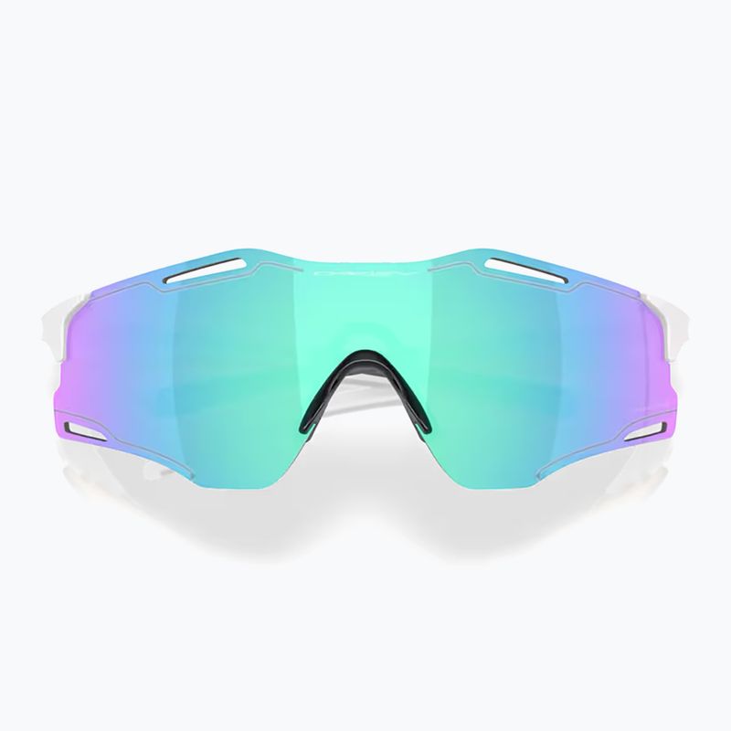 Окуляри сонцезахисні Oakley Cybr Zero polished white/prizm sapphire 2