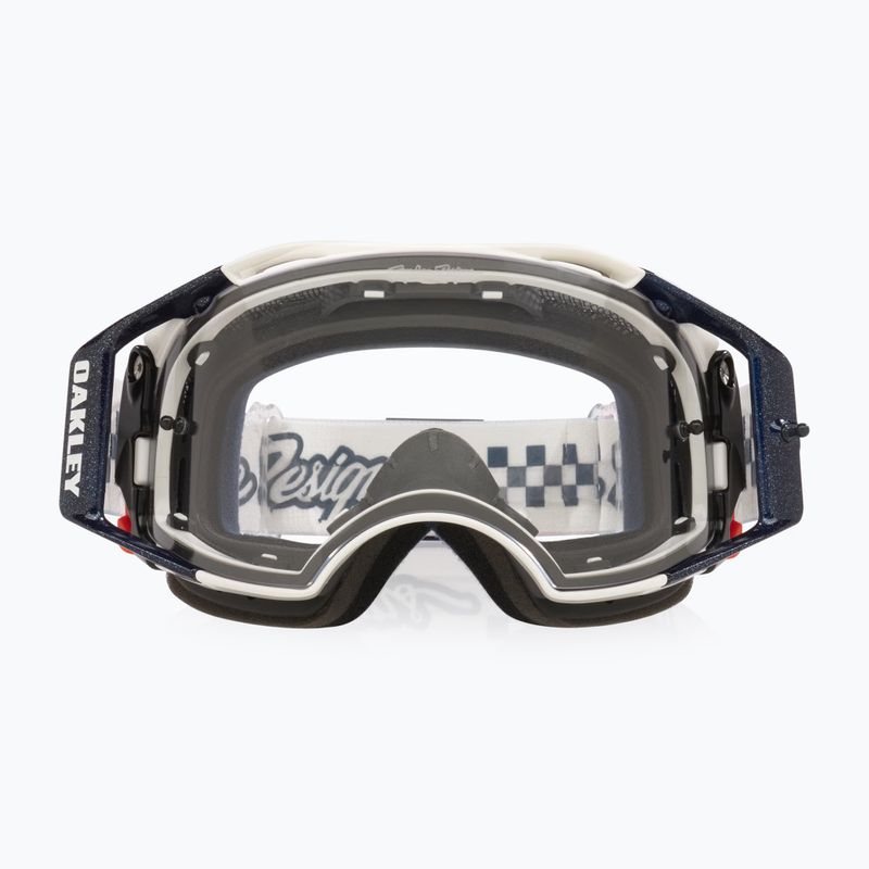 Окуляри велосипедні Oakley Airbrake MTB Troy Lee Designs ice white/clear 2