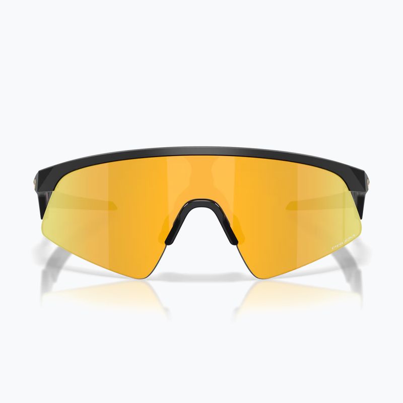 Дитячі сонцезахисні окуляри Oakley Resistor Sweep polished matte black/prizm 24k 2