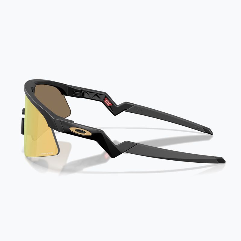 Дитячі сонцезахисні окуляри Oakley Resistor Sweep polished matte black/prizm 24k 5