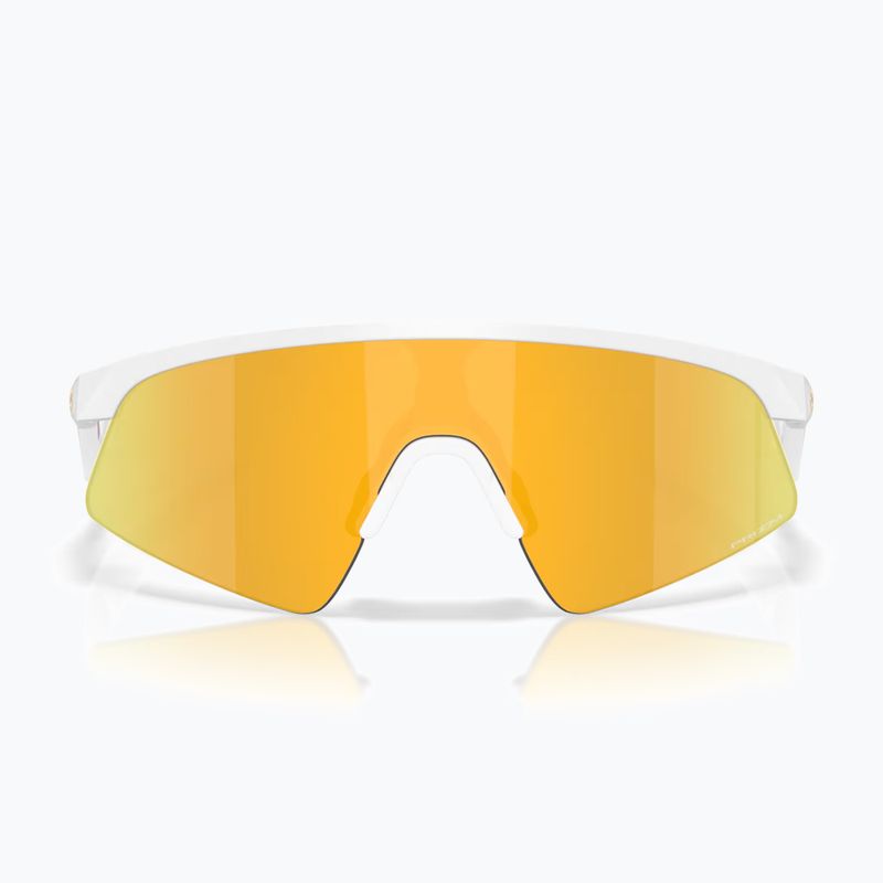 Окуляри сонцезахисні дитячі Oakley resistor sweep matte white/prizm 24k 2