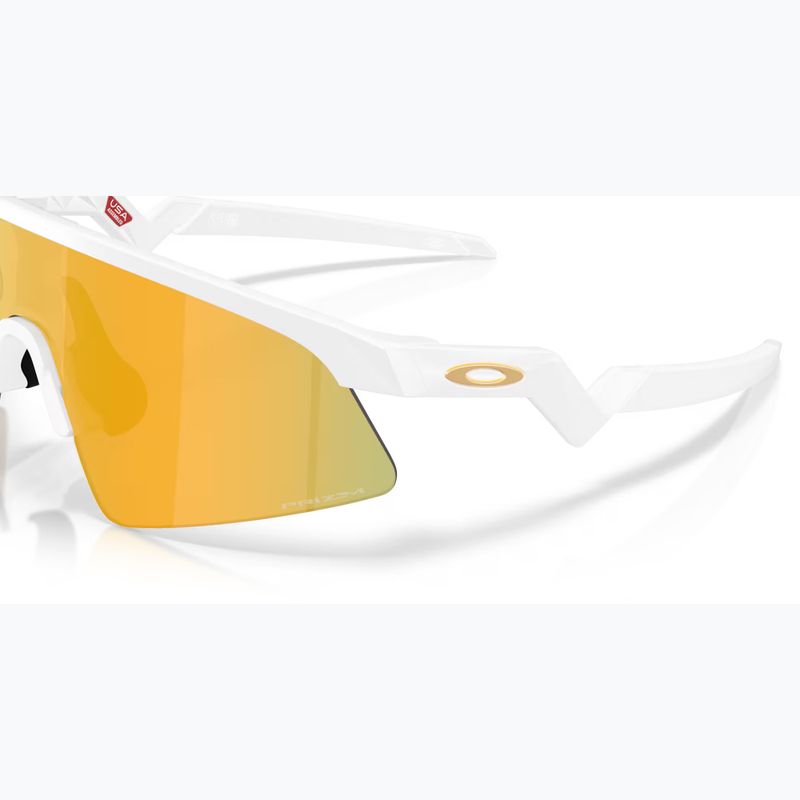 Дитячі сонцезахисні окуляри Oakley resistor sweep matte white/prizm 24k 6