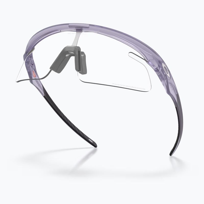 Окуляри сонцезахисні Oakley RSLV Lite matte trans lilac/clear to black iridium photo 4
