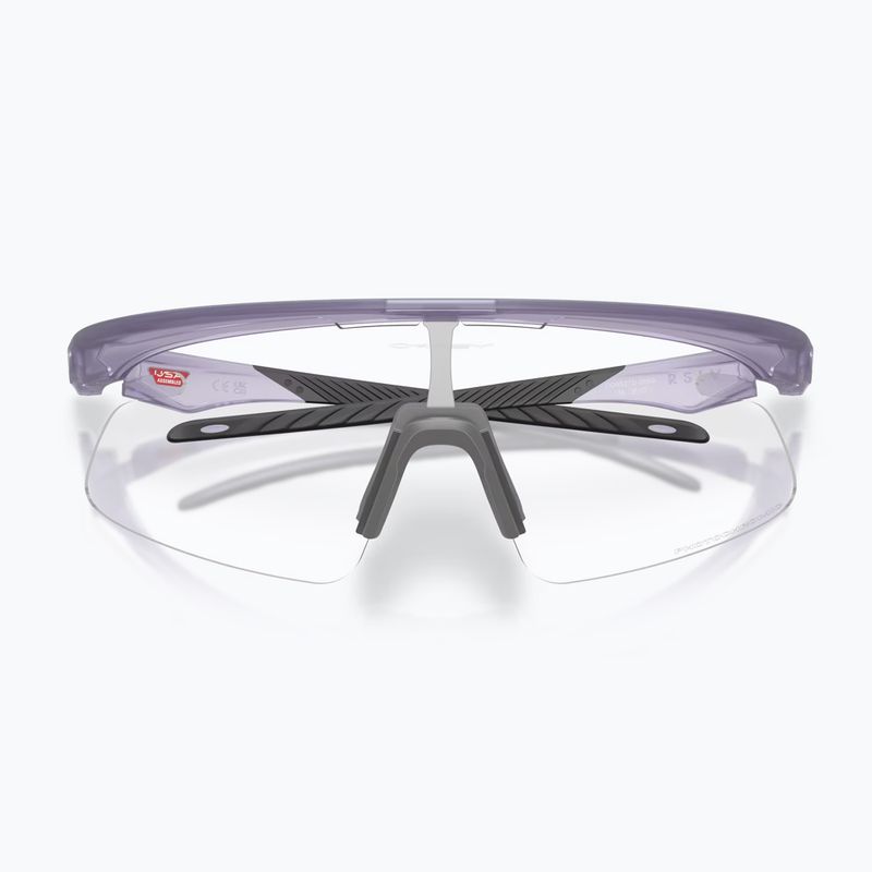 Окуляри сонцезахисні Oakley RSLV Lite matte trans lilac/clear to black iridium photo 5