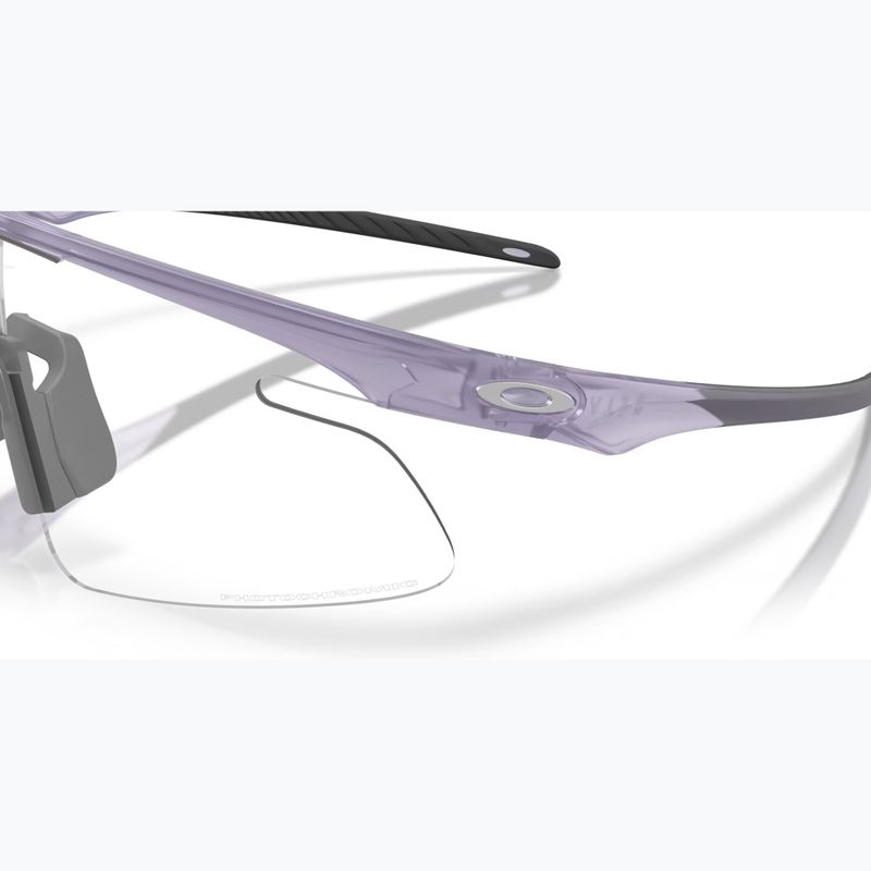 Окуляри сонцезахисні Oakley RSLV Lite matte trans lilac/clear to black iridium photo 6