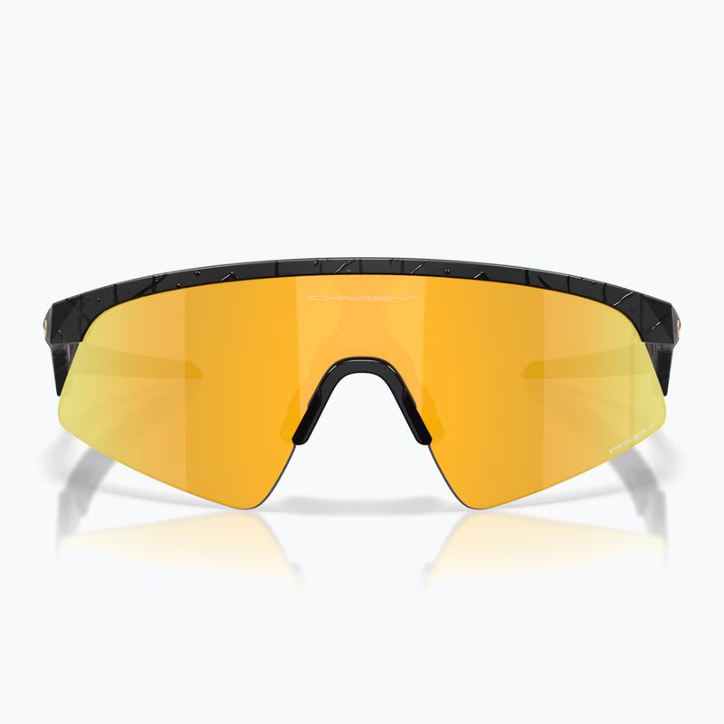 Окуляри сонцезахисні дитячі Oakley Resistor Sweep matte black splatter/prizm 24k 2