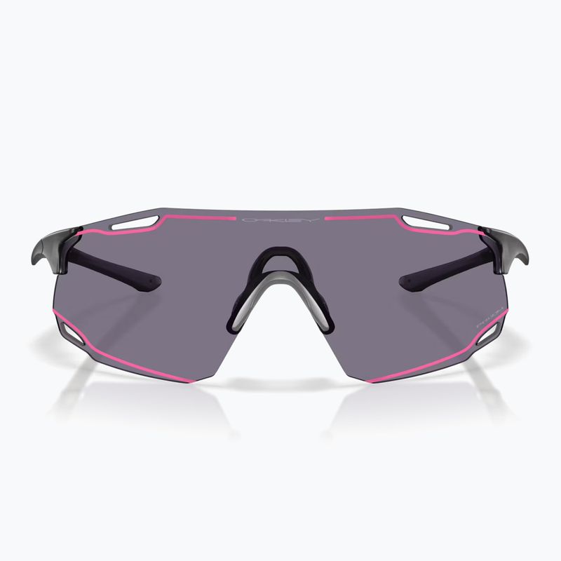 Окуляри сонцезахисні Oakley Cybr Dyno matte grey smoke/prizm grey with pink ink 2