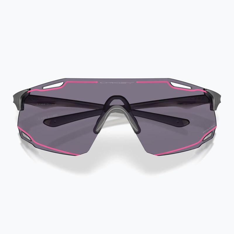 Окуляри сонцезахисні Oakley Cybr Dyno matte grey smoke/prizm grey with pink ink 3