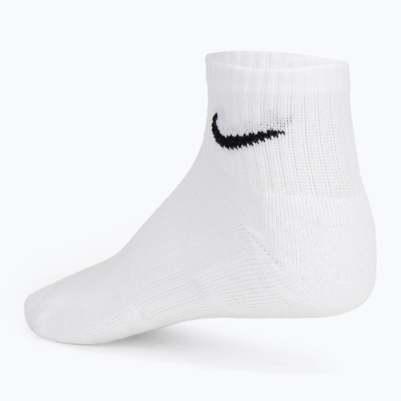 Шкарпетки Nike Everyday Cushioned Ankle 3 пари white/black 2