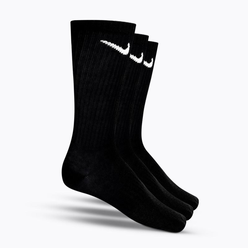 Шкарпетки тренувальні Nike Everyday Llightweight Crew 3pack чорні SX7676-010