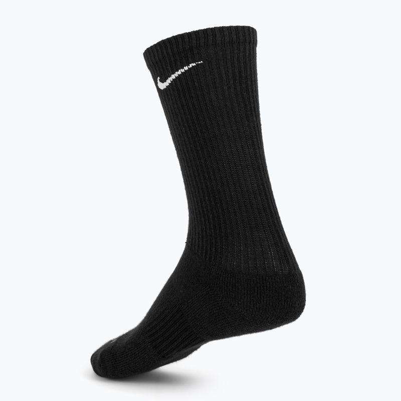 Шкарпетки Nike Everyday Plus Cushioned 3 пари black/white 2