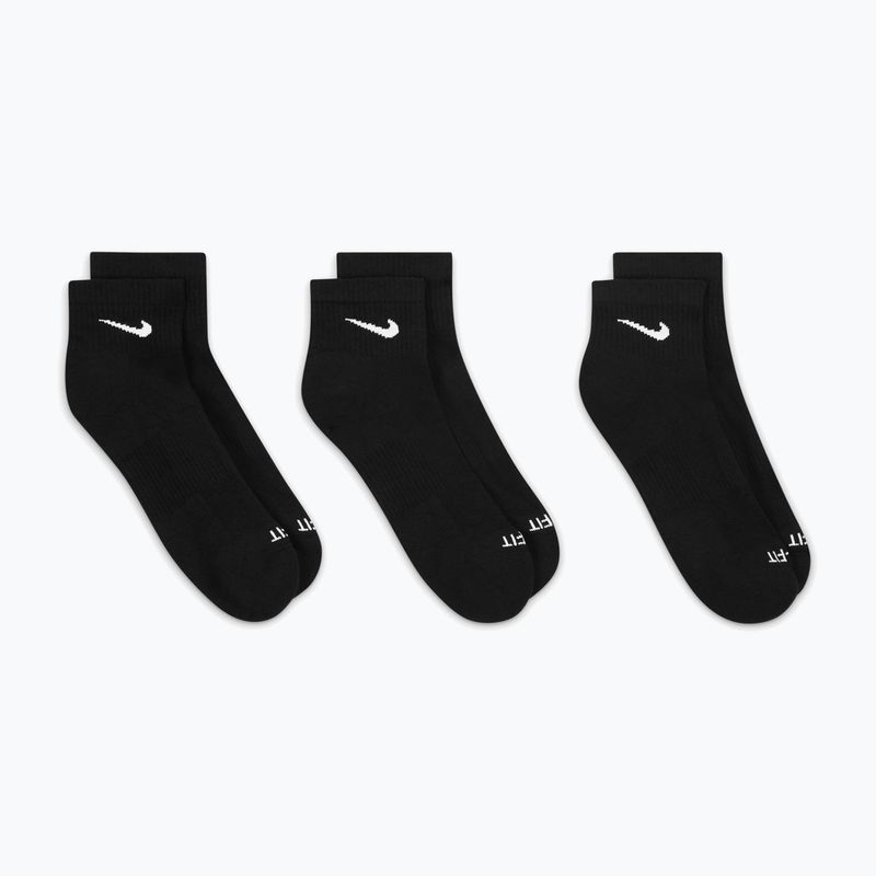 Шкарпетки Nike Everyday Plus Cushioned Ankle 3 пари black/white 4
