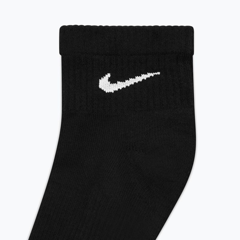 Шкарпетки Nike Everyday Plus Cushioned Ankle 3 пари black/white 5