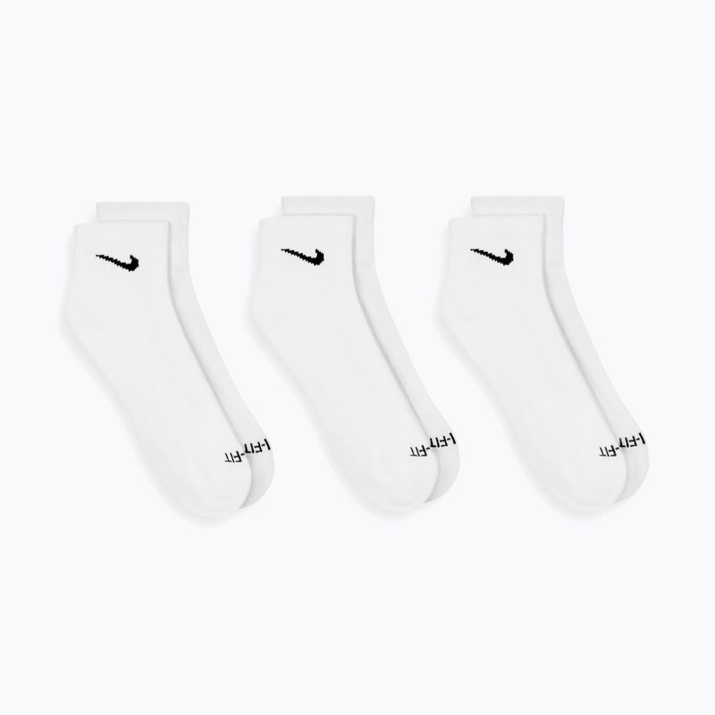 Шкарпетки Nike Everyday Plus Cushioned Ankle 3 пари white/black 2