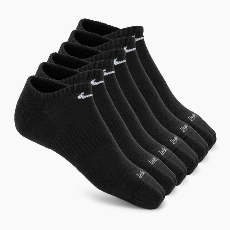 Чоловічі шкарпетки Nike Everyday Plus Cushioned No Show 6 pairs black/white