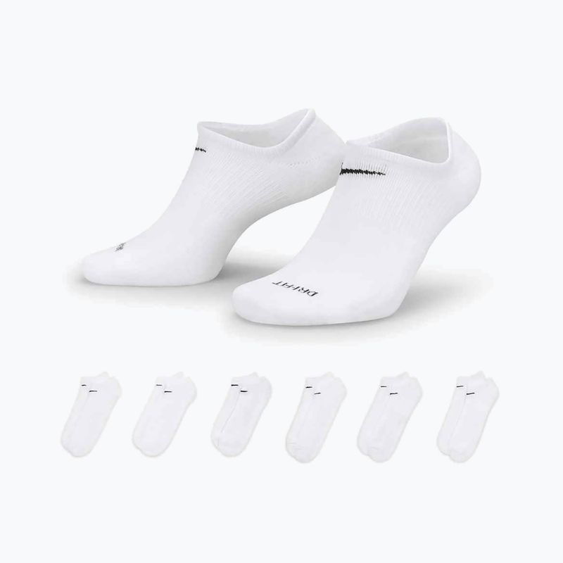Шкарпетки Nike Everyday Lightweight No Show 6 пар white/black 5