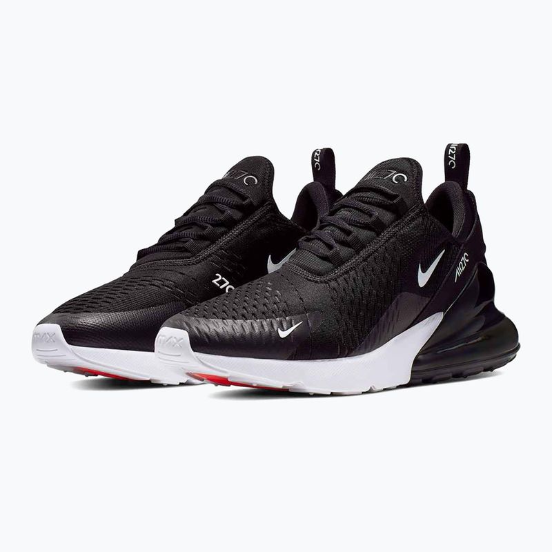 Кросівки чоловічі Nike Air Max 270 black/anthracite/white/solar red 3